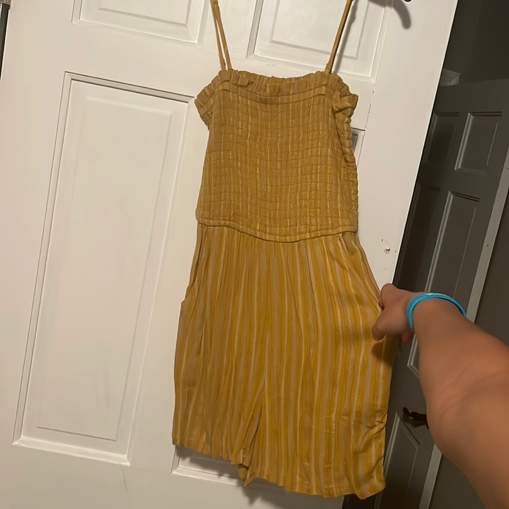 Xs American eagle yellow romper could fit size small